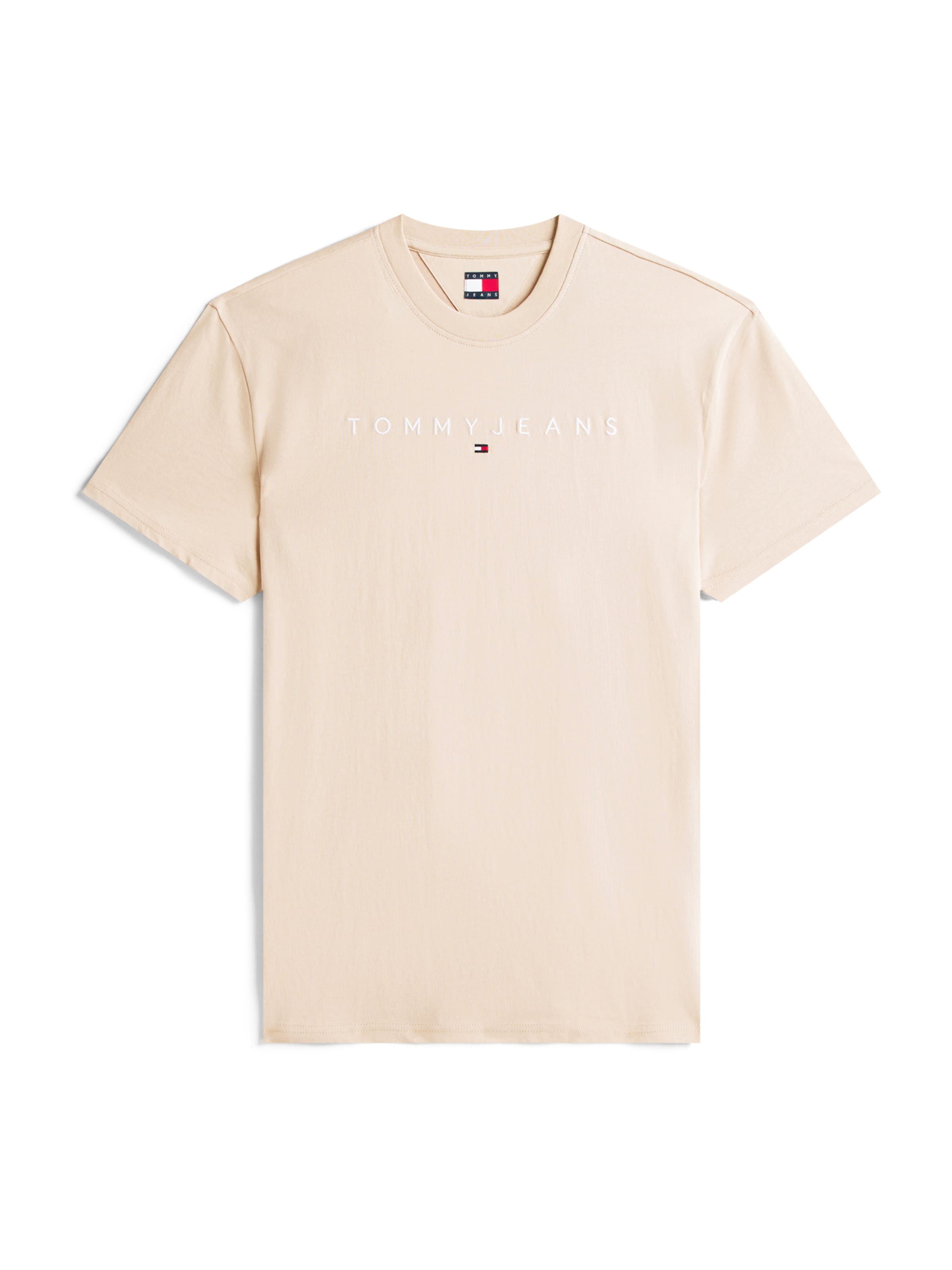 T-Shirt Tommy Jeans en beige : devant