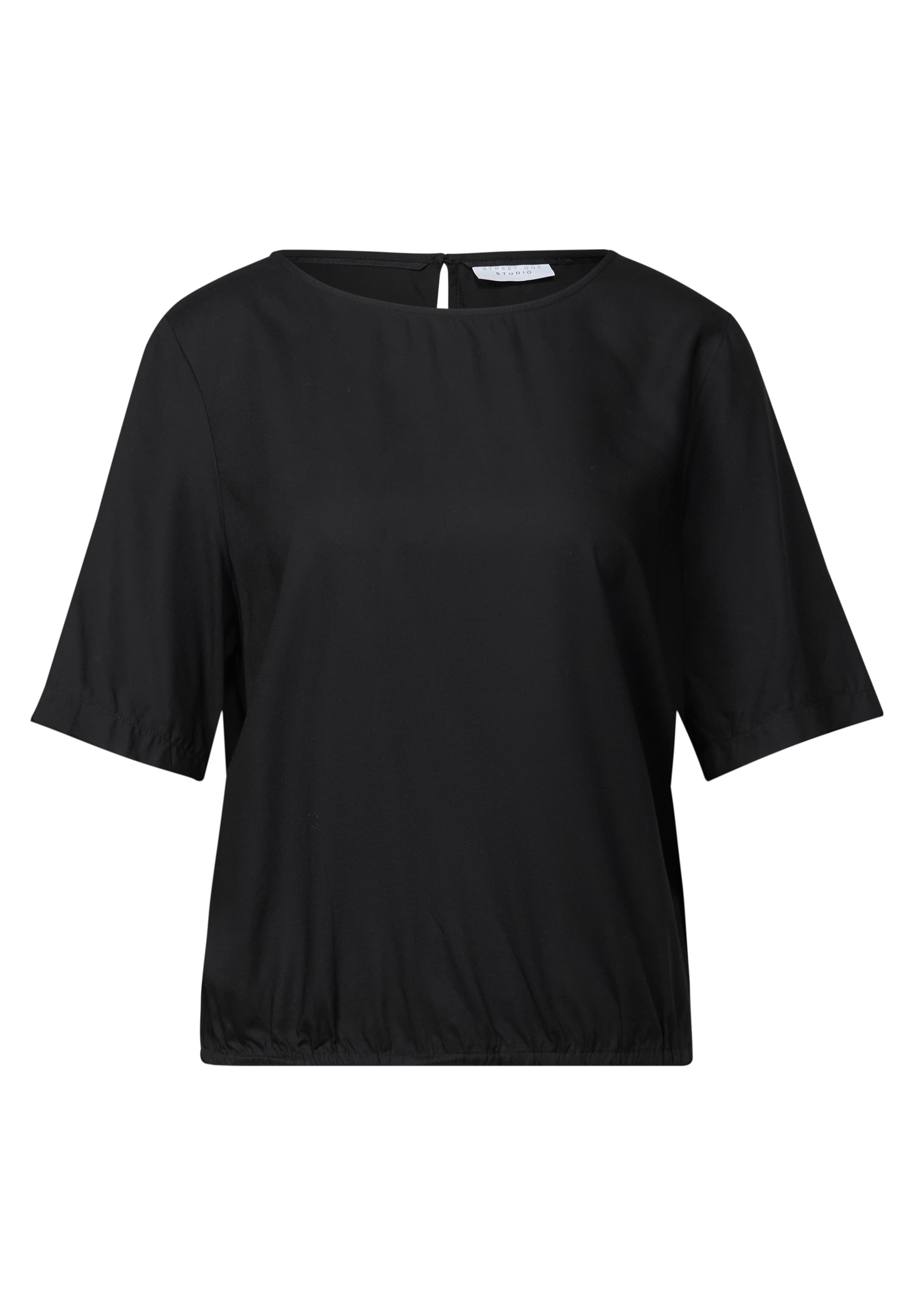 Street One Studio Bluse in Schwarz: Vorderseite
