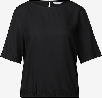 Street One Studio Bluse in Schwarz: Vorderseite
