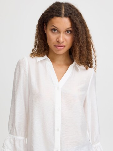 PULZ Jeans - Blusa 'Tori' en blanco