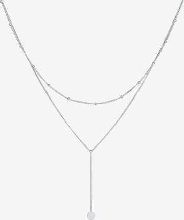ELLI Halskette Layer, Y-Kette in Silber