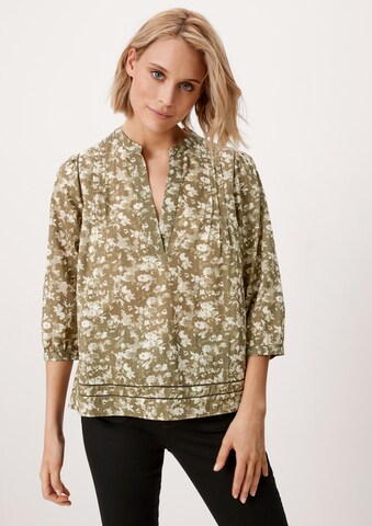 s.Oliver Blouse in Groen: voorkant