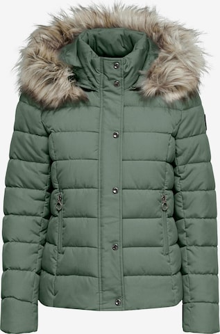 ONLY Winter Jacket 'New Luna' in Green: front