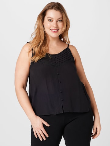 Top 'Vivian' di ABOUT YOU Curvy in nero: frontale