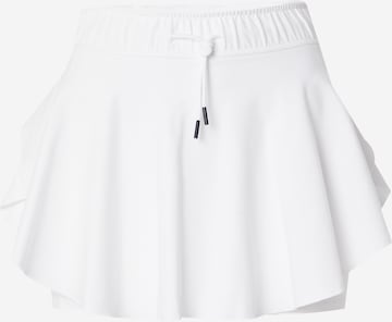 UNDER ARMOUR Wide Leg Sportsbukser 'Motion' i hvid: forside