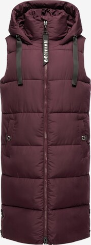 Gilet di NAVAHOO in rosso: frontale