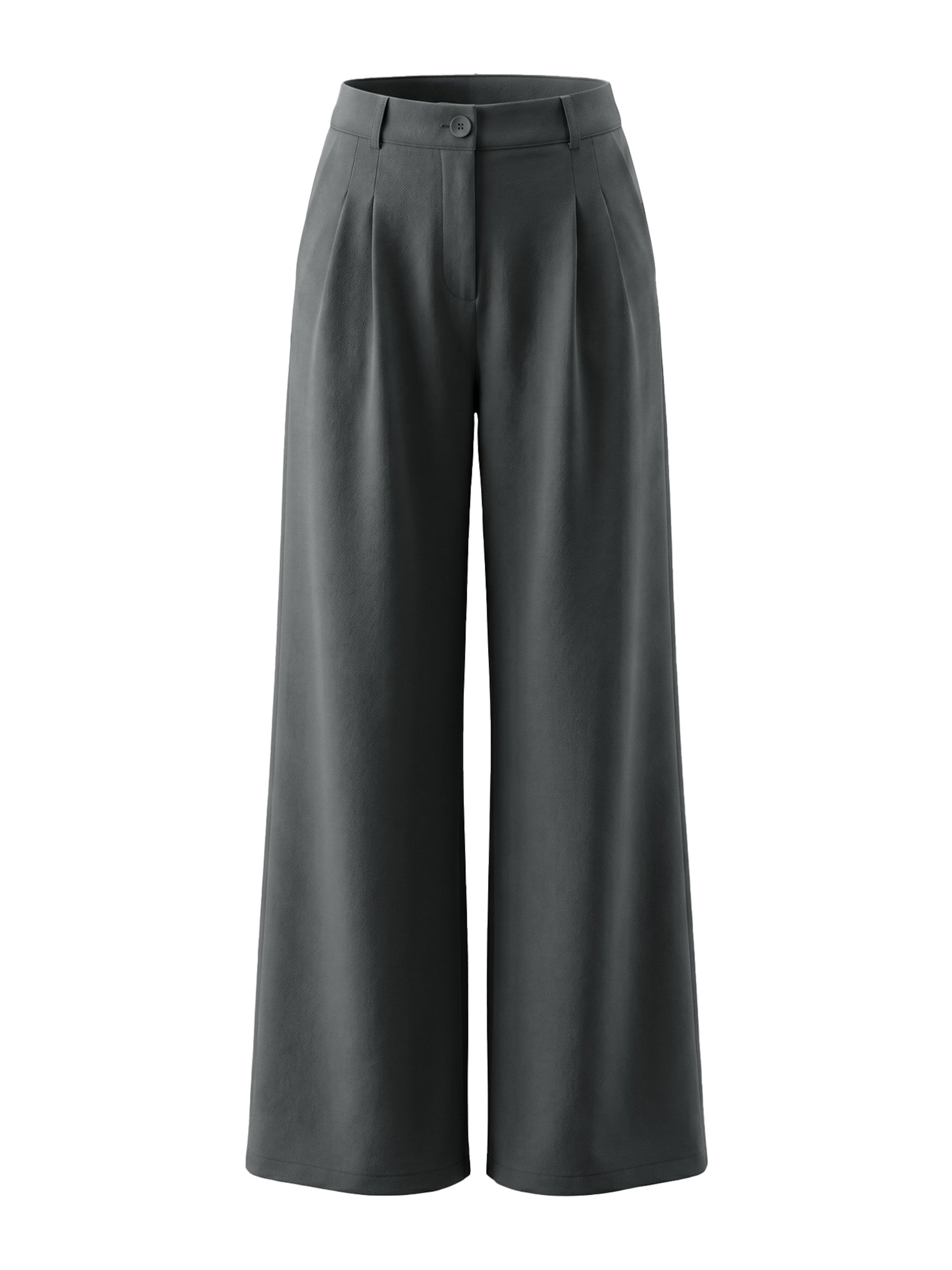 Pantaloni con pieghe di Imily Bela in grigio: frontale
