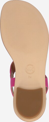 MICHAEL Michael Kors T-Bar Sandals in Pink