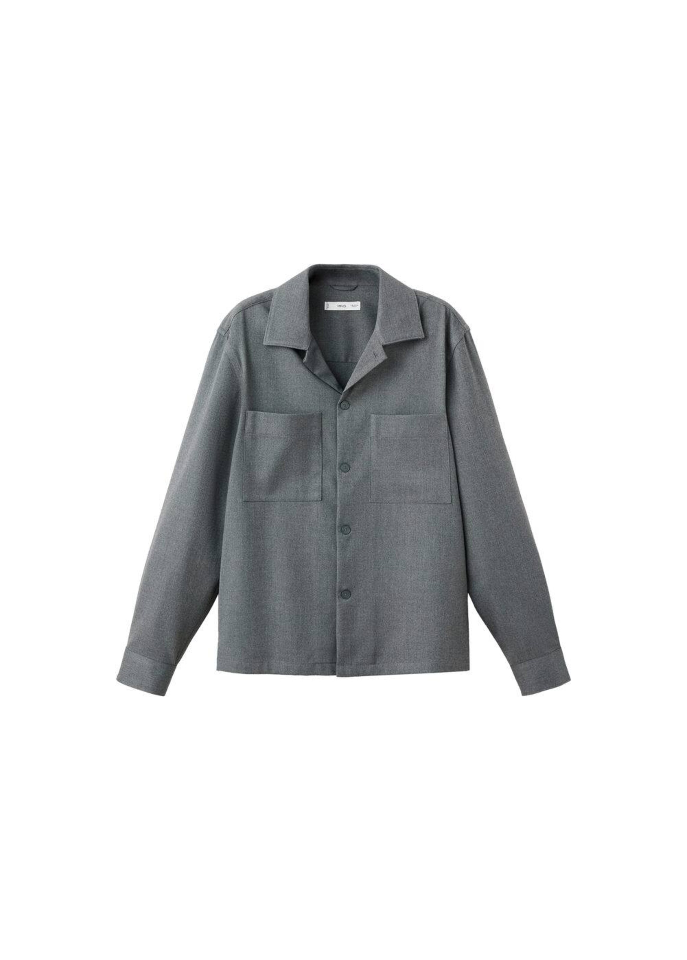 MANGO MAN Hemd in grau, Produktansicht