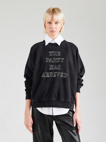 BOSS Sweatshirt 'Eland' in Black: front