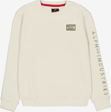 ALPHA INDUSTRIES Collegepaita värissä beige: etupuoli