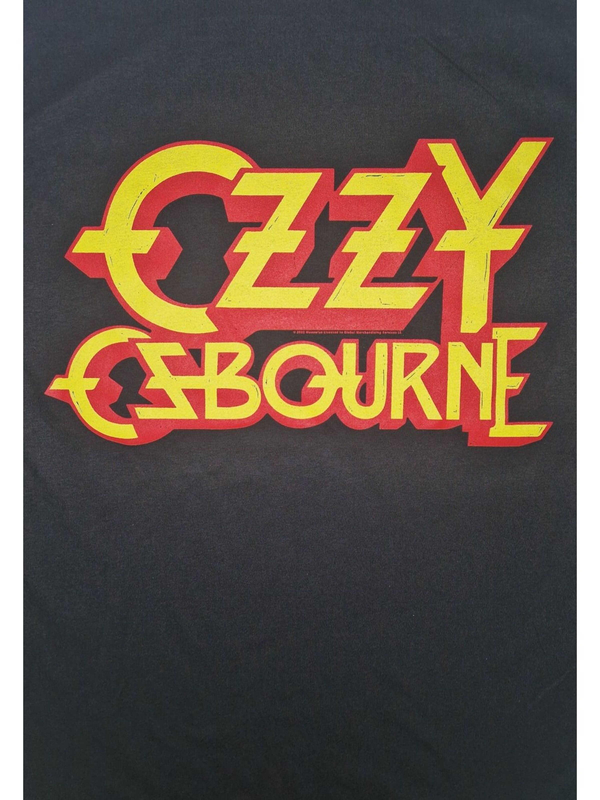 Ozzy Osbourne - Camiseta 'Ozzy Osbourne Ozzy Logo  T-Shirt' en negro