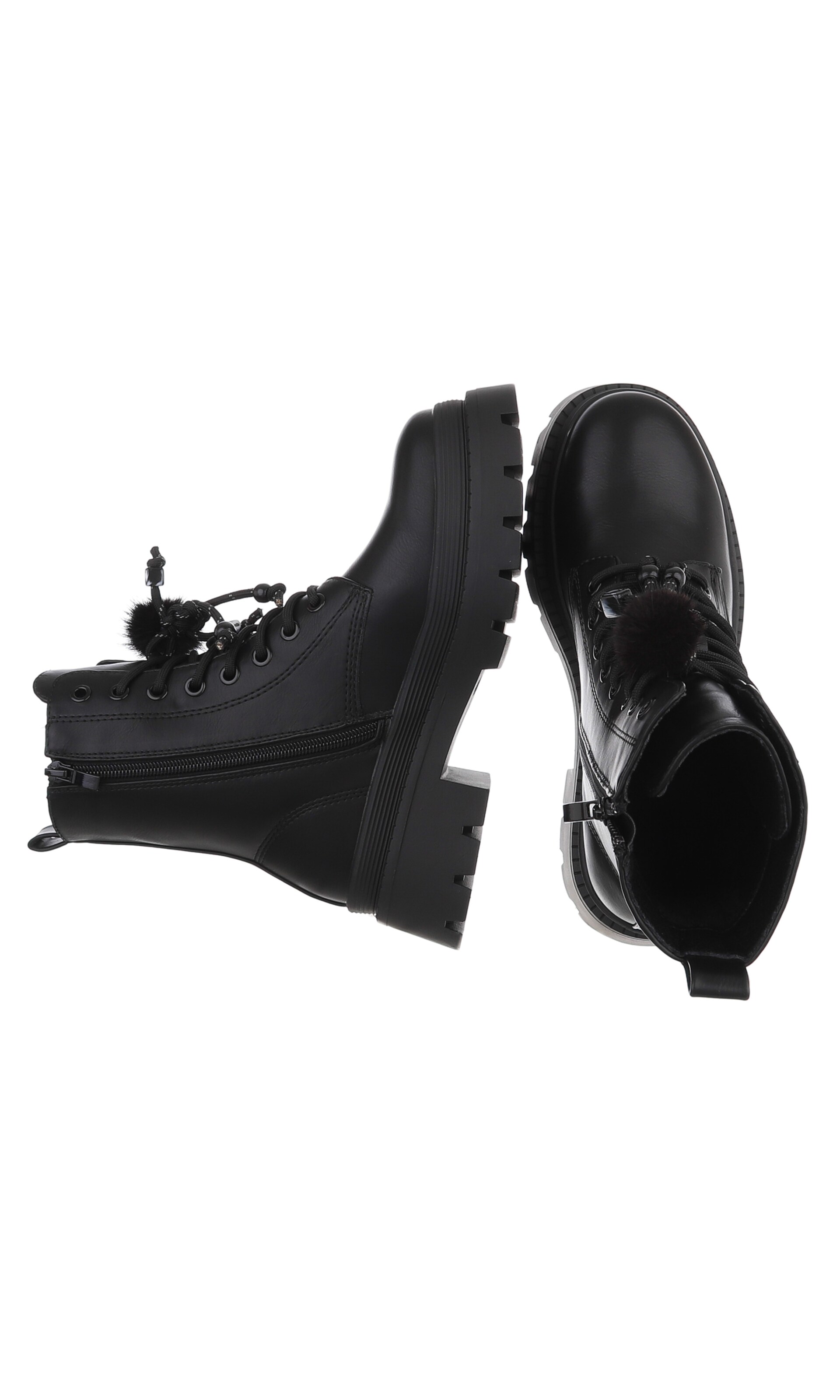 Ital-Design Stiefelette in Schwarz