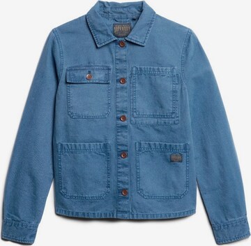 Superdry Between-Season Jacket 'Chore' in Blue: front