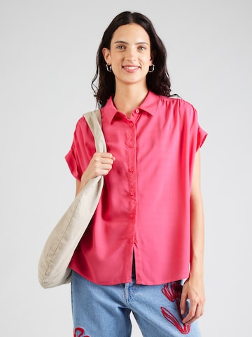 Camicia da donna di Sublevel in rosa: frontale