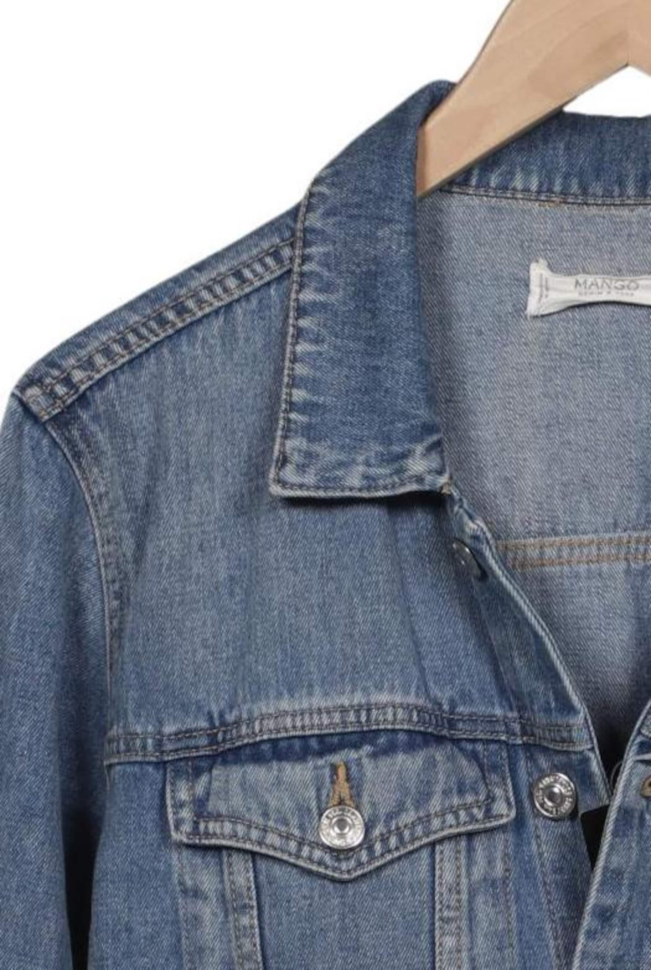 MANGO Jacket & Coat in M in Blue