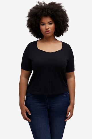 Ulla Popken Shirt in Black: front