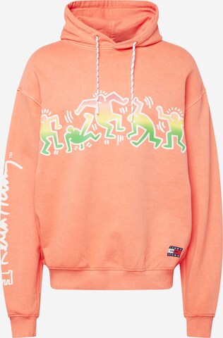 Tommy Jeans Sweatshirt in Orange: predná strana