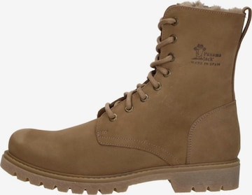 PANAMA JACK Schnürstiefelette 'Frisia' in Braun: Vorderseite