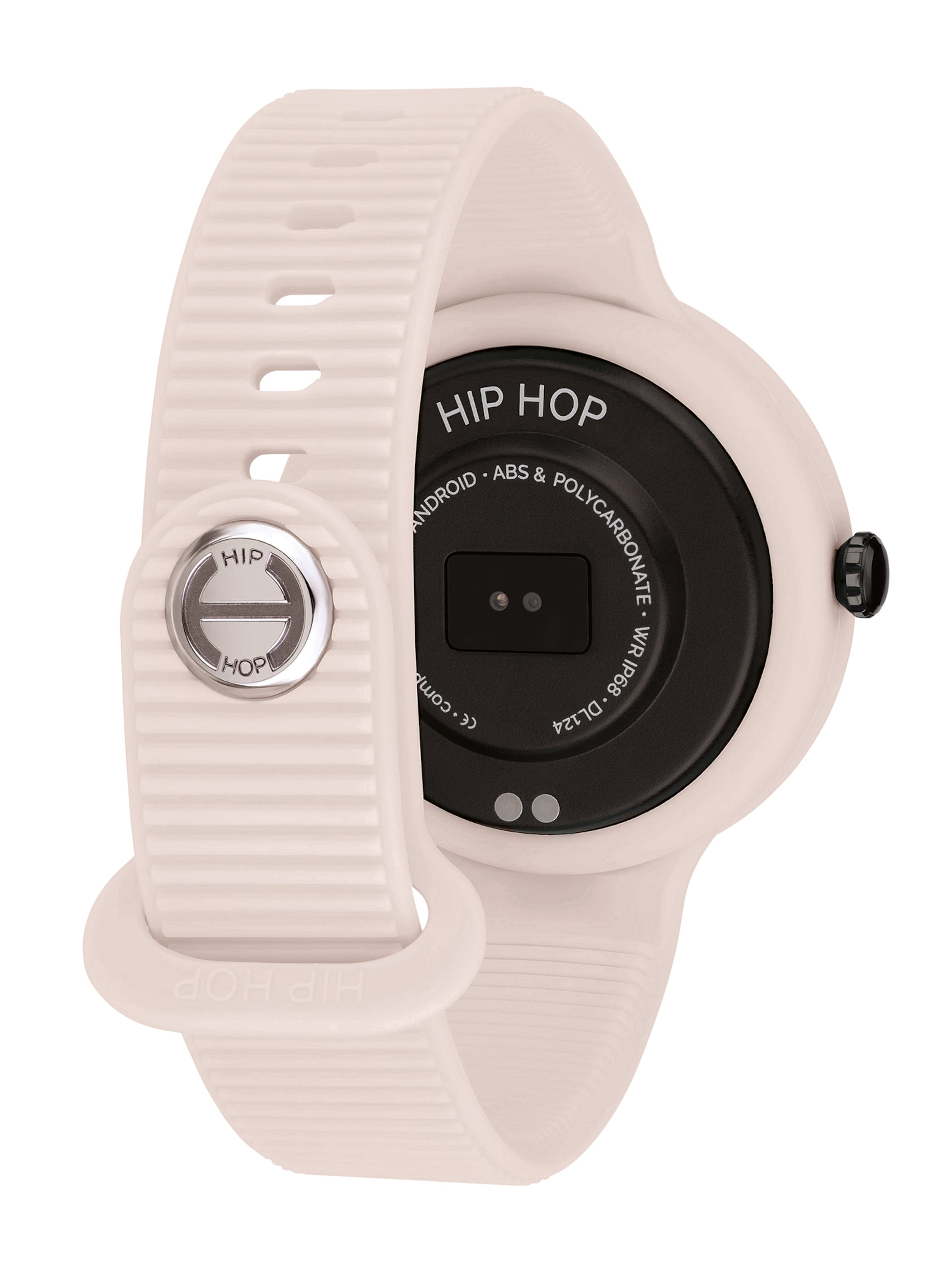 Montre digitale Hip Hop en beige
