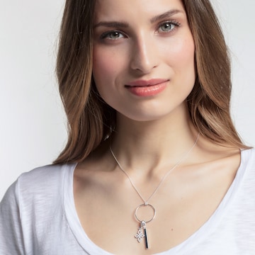 Thomas Sabo Charm-Anhänger 'Vertical Bar silber' in Silber