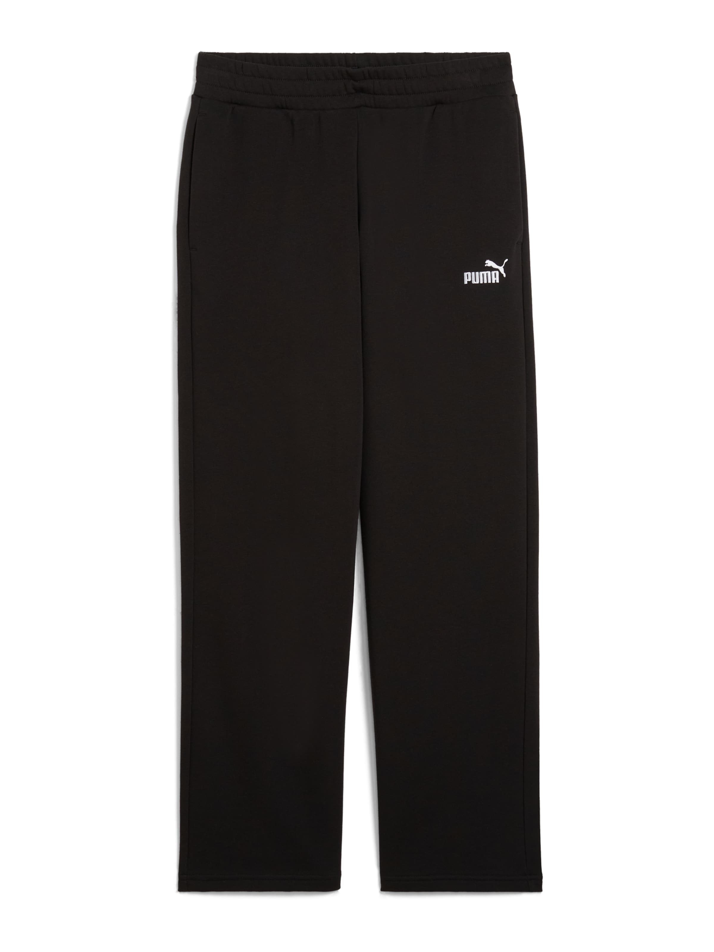 Loosefit Pantalon de sport 'ESS No. 1' PUMA en noir : devant