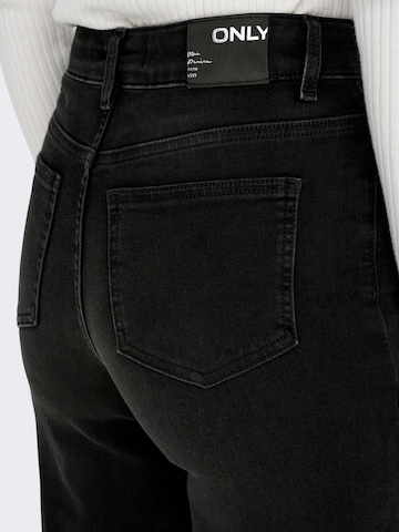 ONLY Wide leg Jeans 'Madison' in Zwart