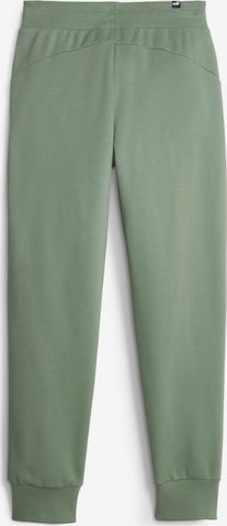 PUMA Tapered Workout Pants 'Essentials' in Green