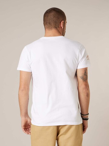 T-Shirt ' MOTOCLUB ' Deeluxe en blanc