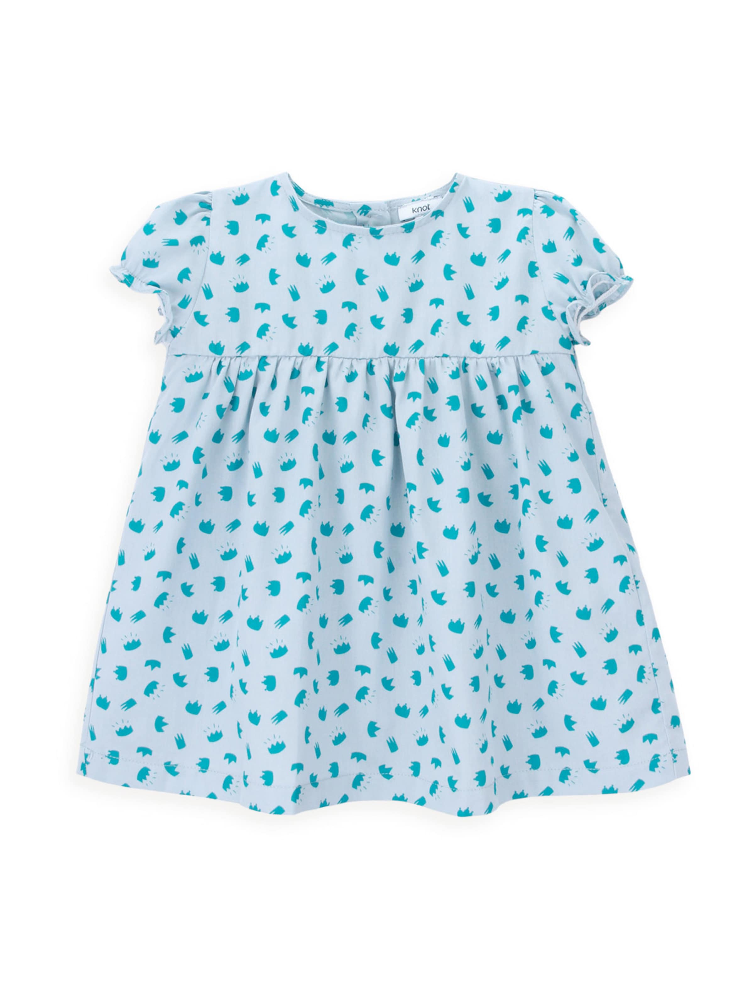 KNOT Jurk 'Dory' in Blauw: voorkant