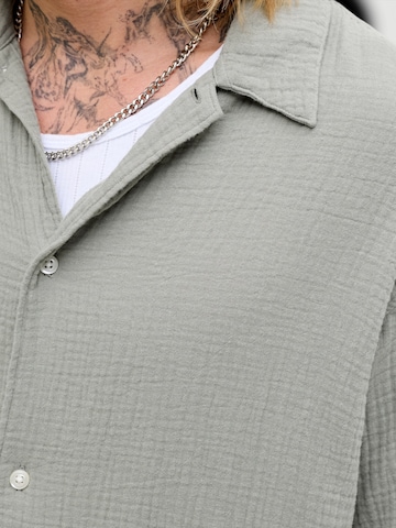 Coupe regular Chemise 'JORNANTUCKET' JACK & JONES en vert