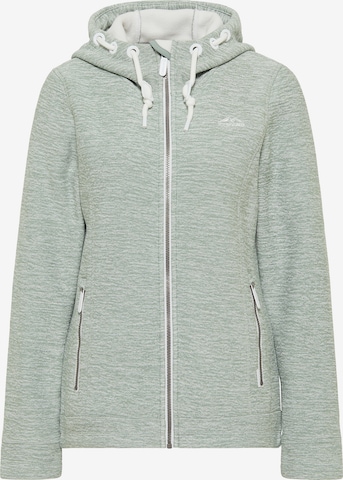 ICEBOUND Fleece jas in Groen: voorkant