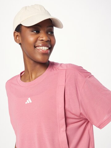 rožinė ADIDAS PERFORMANCE Sportiniai marškinėliai 'Essentials'