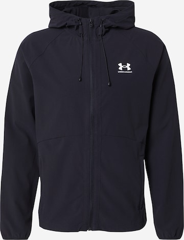 UNDER ARMOUR Спортивная куртка в Черный: спереди