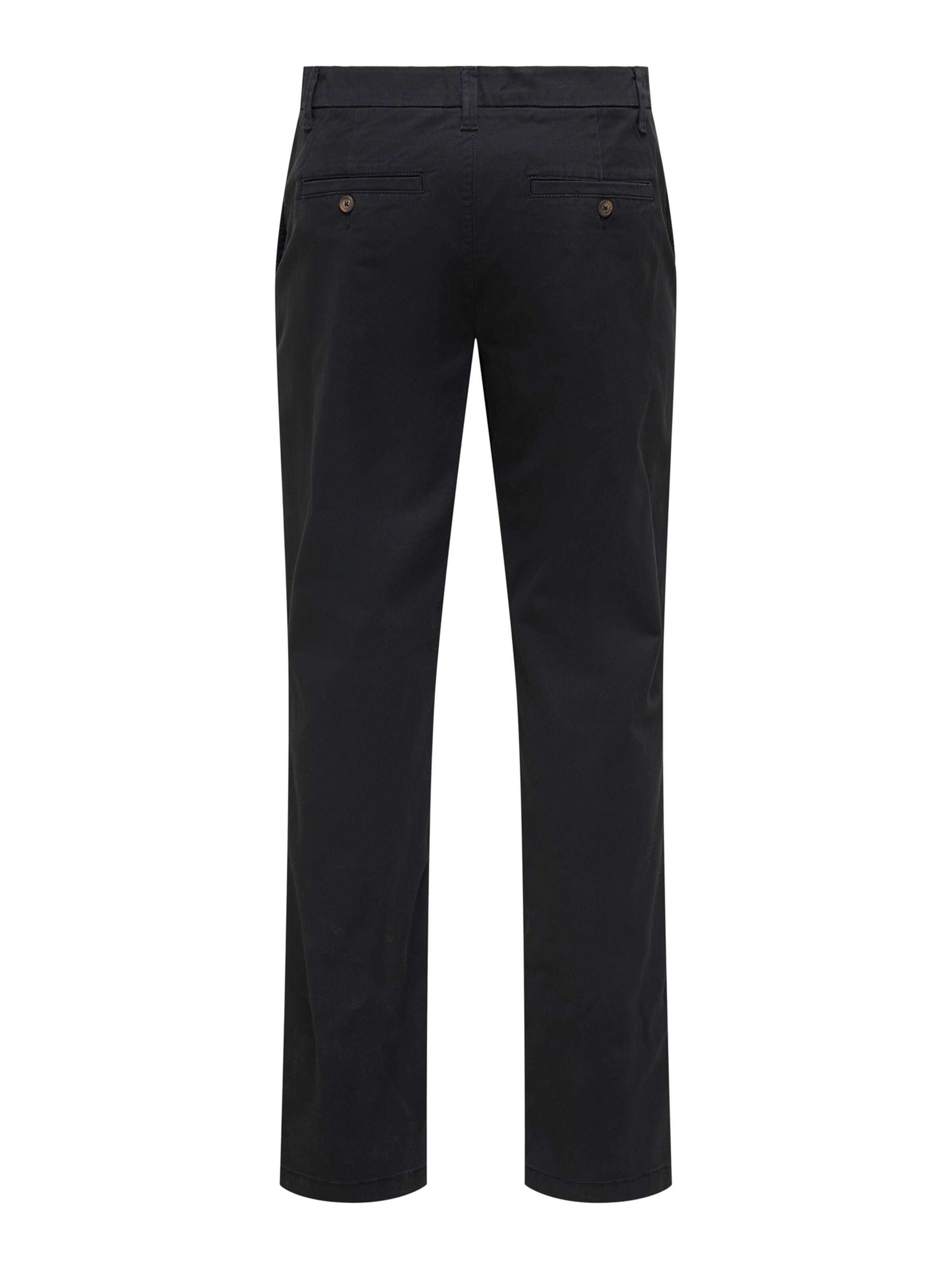 Only & Sons Szabványos Chino nadrág 'ONSWEFT' - fekete