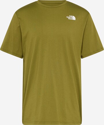 Maglia funzionale 'FOUNDATION MOUNTAIN LINES' di THE NORTH FACE in verde: frontale