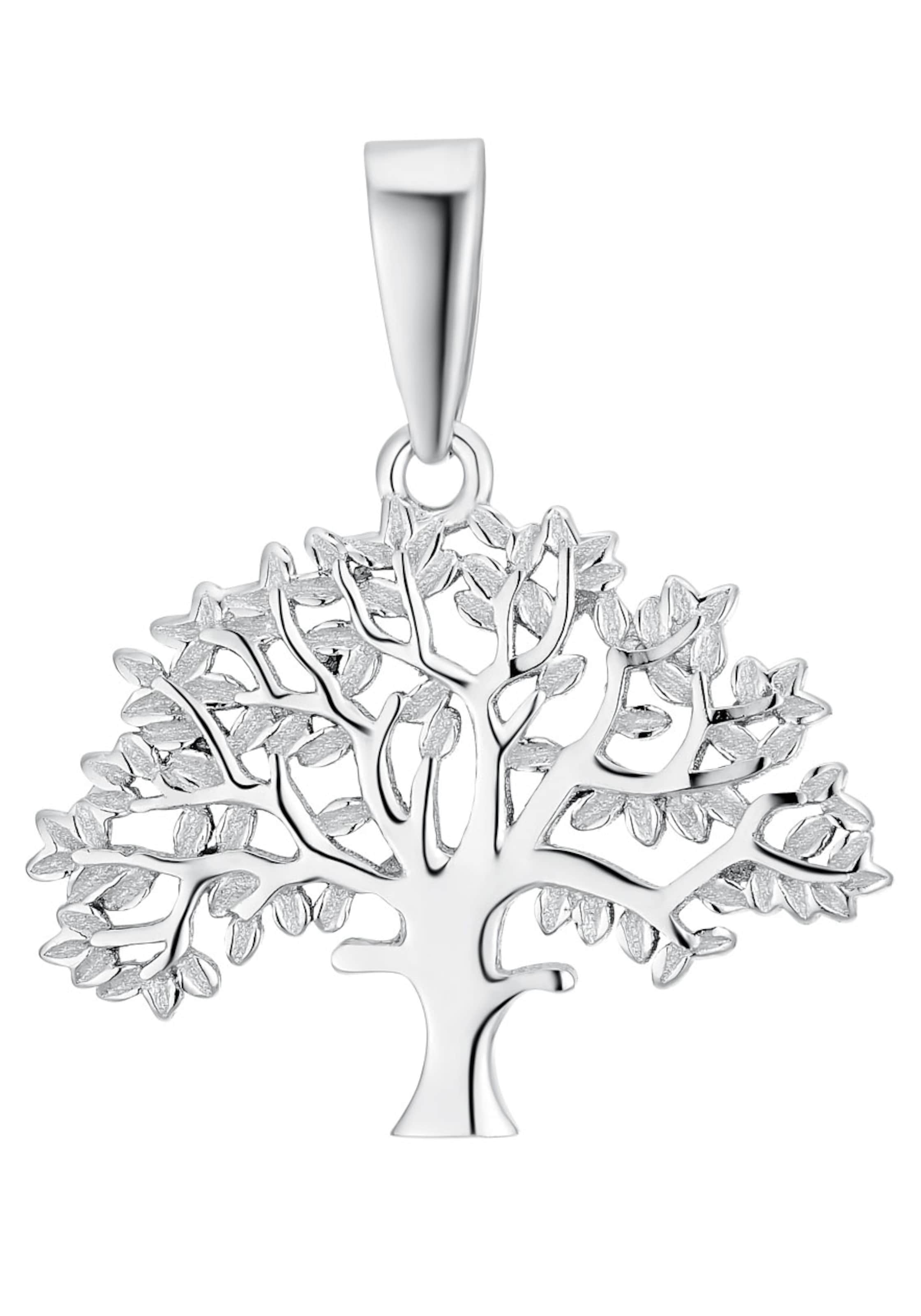 AMOR Pendant in Silver: front