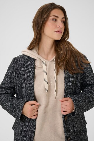 Cream Blazer 'Olina' in Black