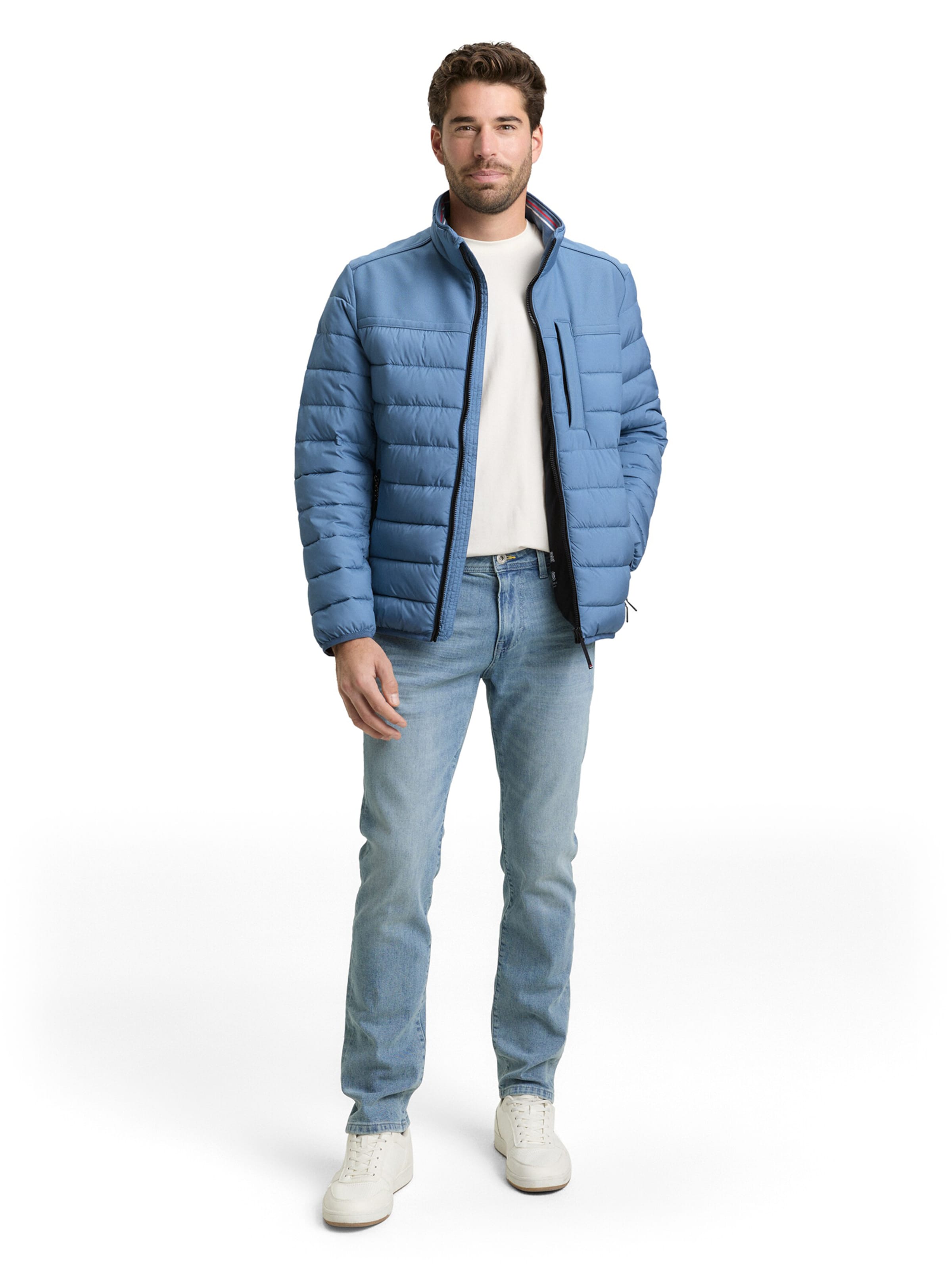 TOM TAILOR Between-Season Jacket in Blue