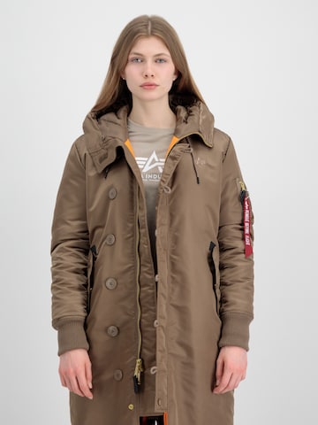 ALPHA INDUSTRIES Zimska jakna | rjava barva