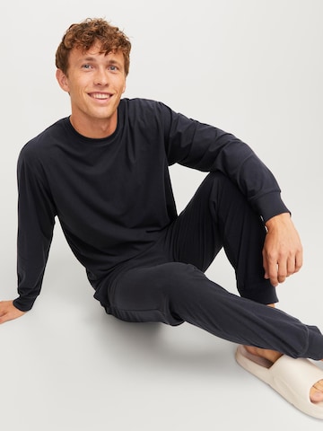 JACK & JONES Pajamas long 'JACSOLID' in Black
