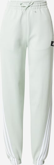 ADIDAS SPORTSWEAR Pantalon de sport 'Future Icons 3-Stripes' en vert pastel / noir / blanc, Vue avec produit