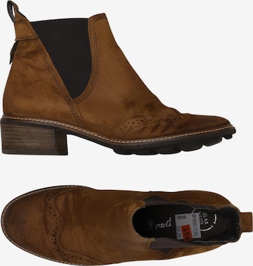 Paul Green Stiefelette 39 in Braun: Vorderseite
