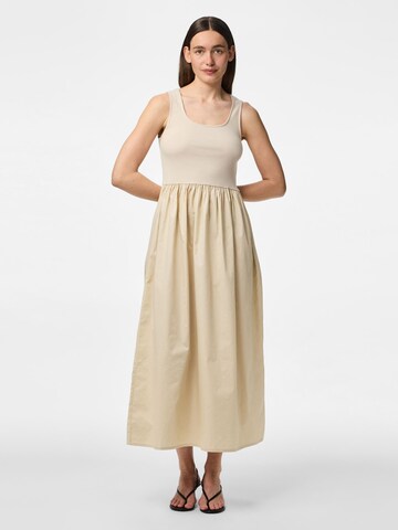 PIECES Kleid 'PCDulla' in Beige: Vorderseite
