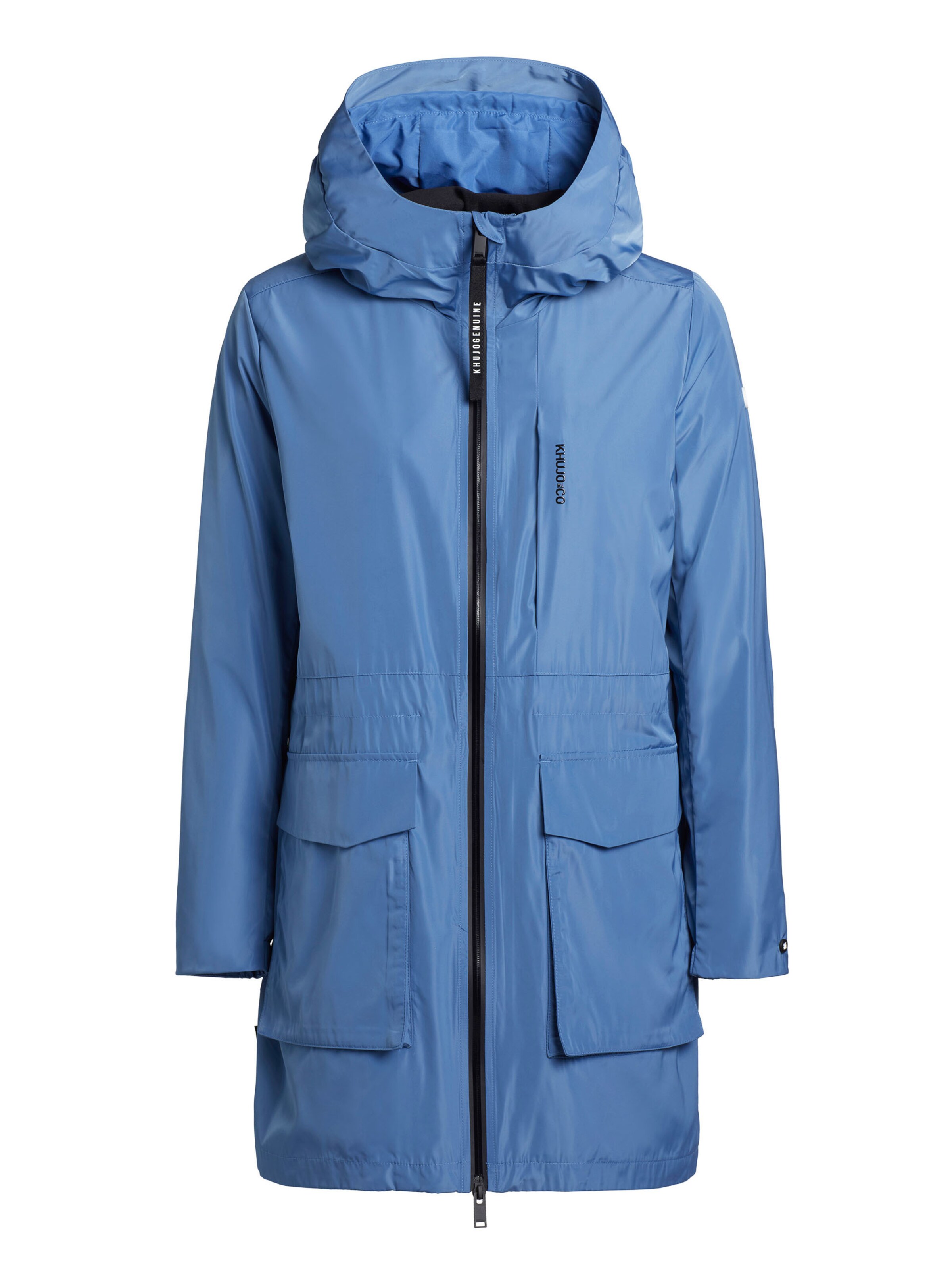 khujo Kevad-sügismantel 'Ging', värv sinine: eest vaates
