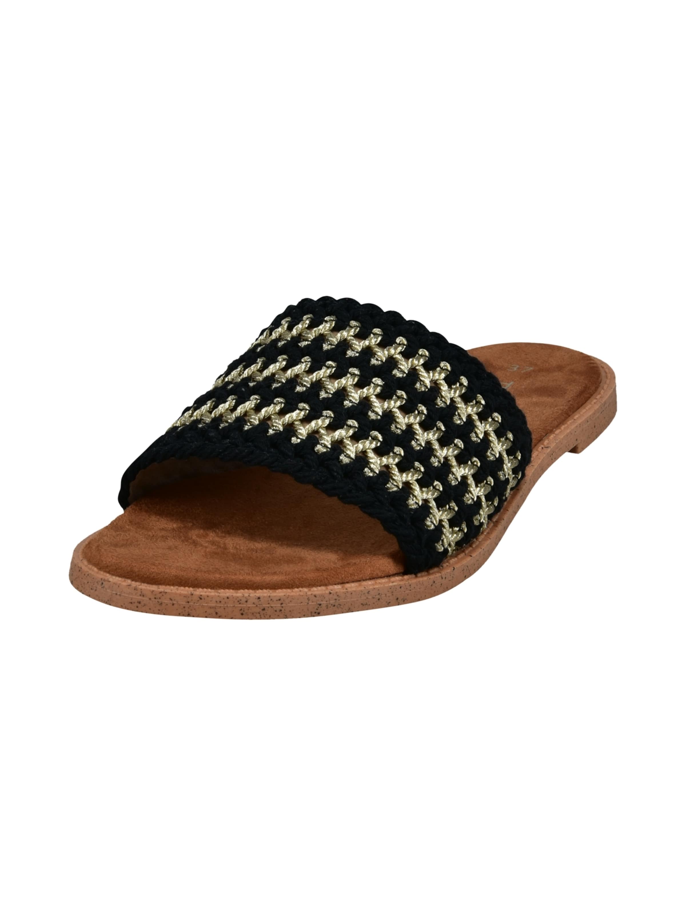 Mule TT. BAGATT en noir : devant