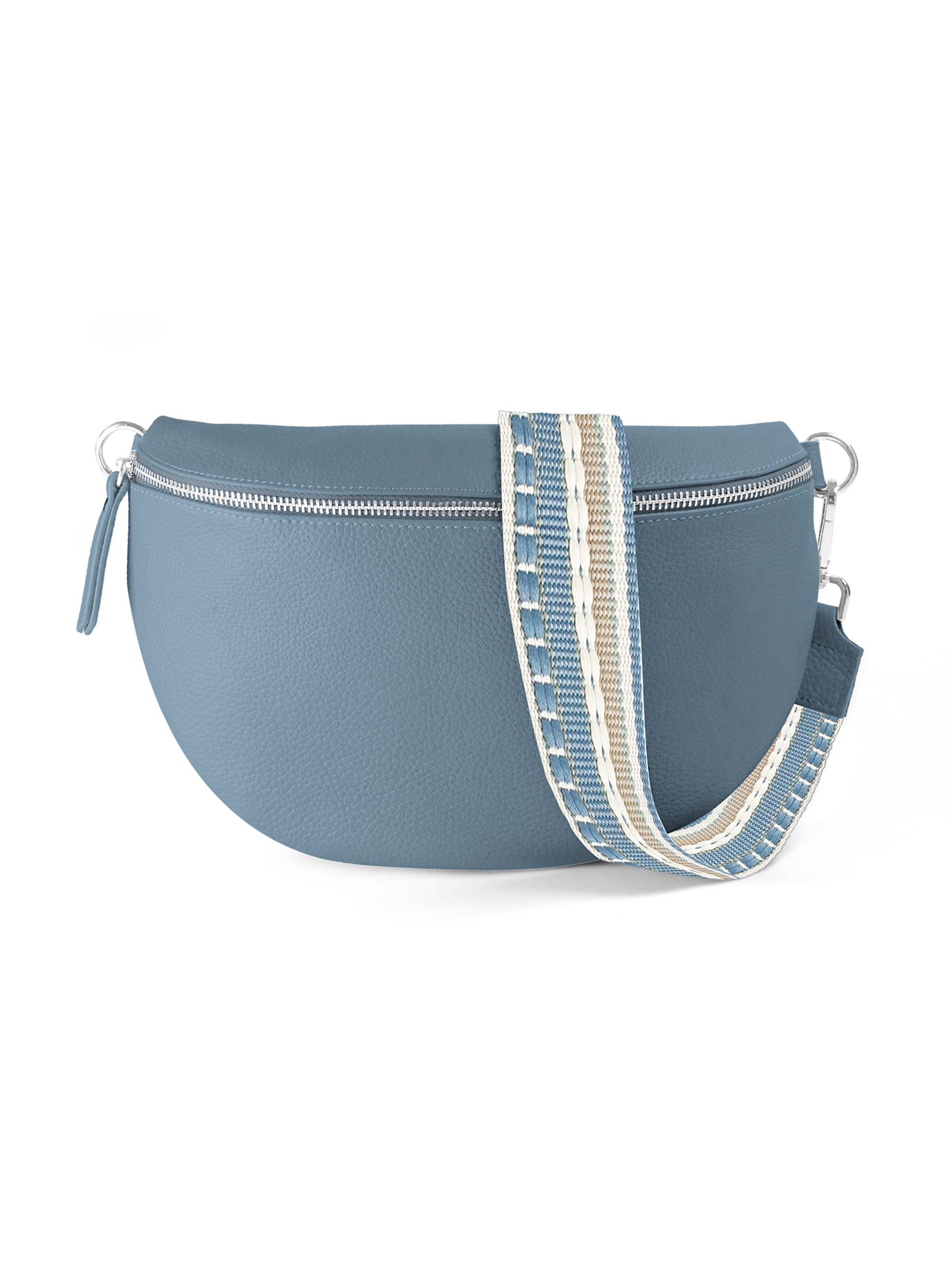 Marsupio 'FIONA large' di lePelou in blu: frontale