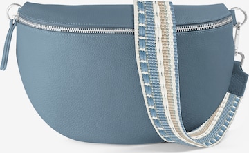 lePelou Gürteltasche 'FIONA large' in Blau: Vorderseite