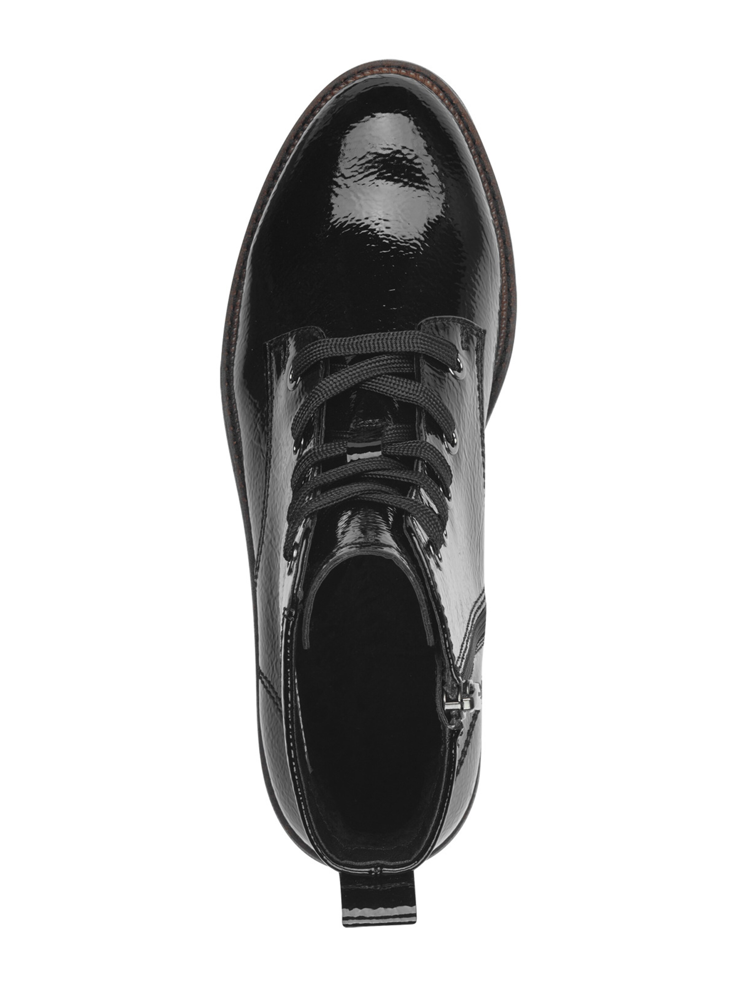 Tamaris - Botines con cordones en negro