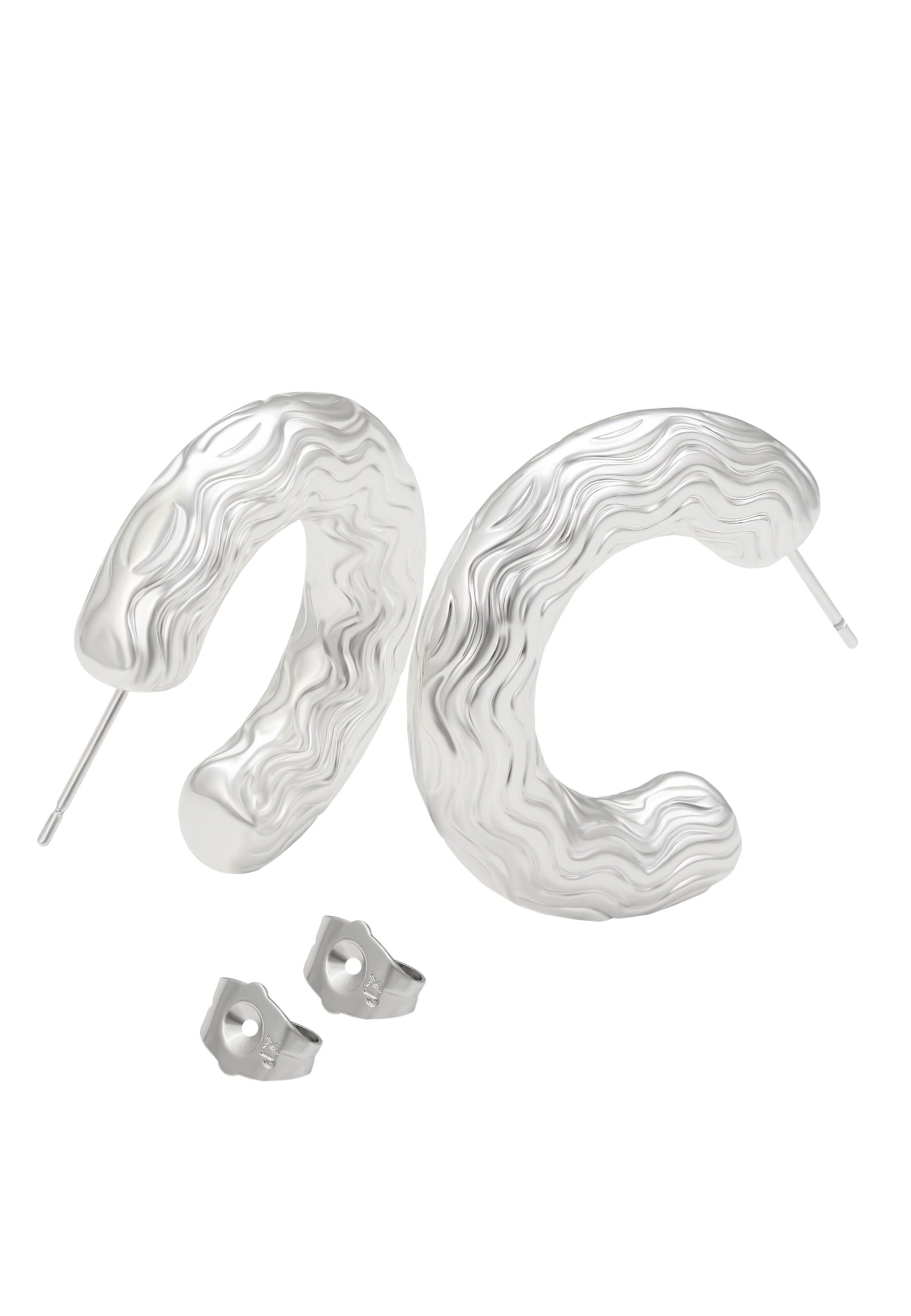 Boucles d'oreilles faina en argent